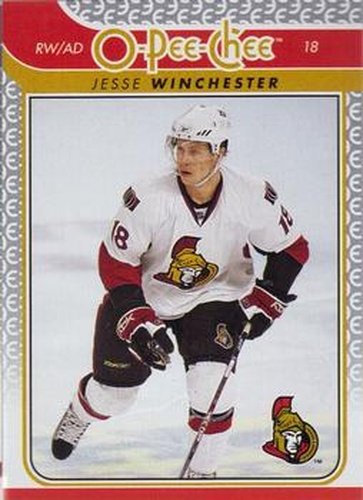 #436 Jesse Winchester - Ottawa Senators - 2009-10 O-Pee-Chee Hockey