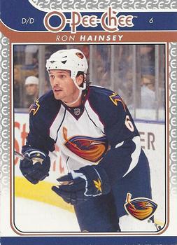 #443 Ron Hainsey - Atlanta Thrashers - 2009-10 O-Pee-Chee Hockey