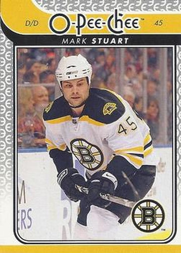 #444 Mark Stuart - Boston Bruins - 2009-10 O-Pee-Chee Hockey