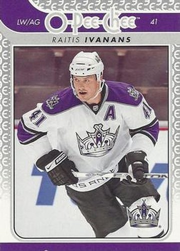 #451 Raitis Ivanans - Los Angeles Kings - 2009-10 O-Pee-Chee Hockey