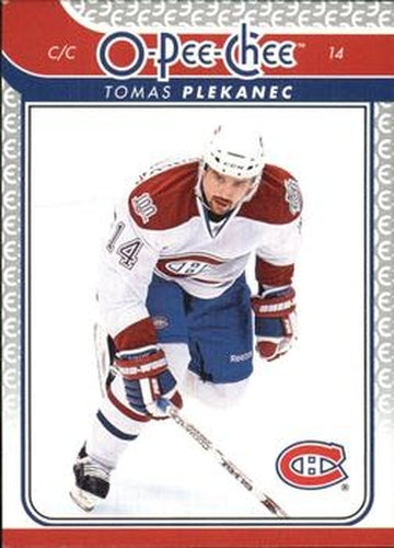 #452 Tomas Plekanec - Montreal Canadiens - 2009-10 O-Pee-Chee Hockey