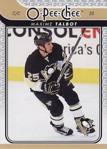 #457 Maxime Talbot - Pittsburgh Penguins - 2009-10 O-Pee-Chee Hockey