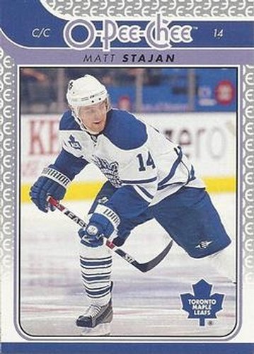 #459 Matt Stajan - Toronto Maple Leafs - 2009-10 O-Pee-Chee Hockey