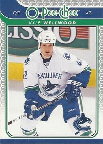 #460 Kyle Wellwood - Vancouver Canucks - 2009-10 O-Pee-Chee Hockey