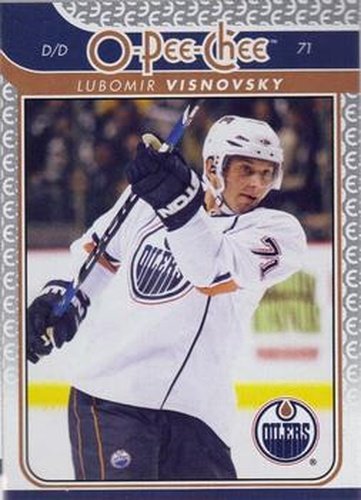 #469 Lubomir Visnovsky - Edmonton Oilers - 2009-10 O-Pee-Chee Hockey