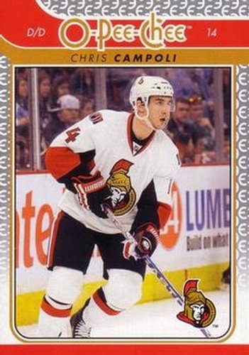 #473 Chris Campoli - Ottawa Senators - 2009-10 O-Pee-Chee Hockey