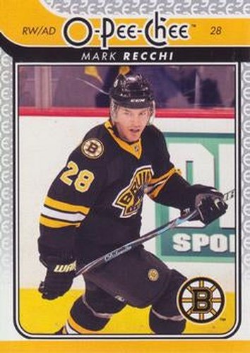 #478 Mark Recchi - Boston Bruins - 2009-10 O-Pee-Chee Hockey