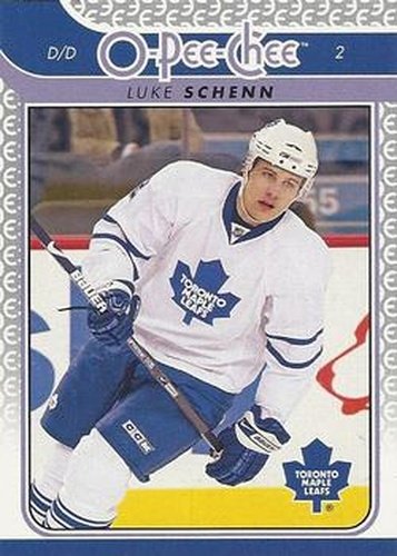 #479 Luke Schenn - Toronto Maple Leafs - 2009-10 O-Pee-Chee Hockey