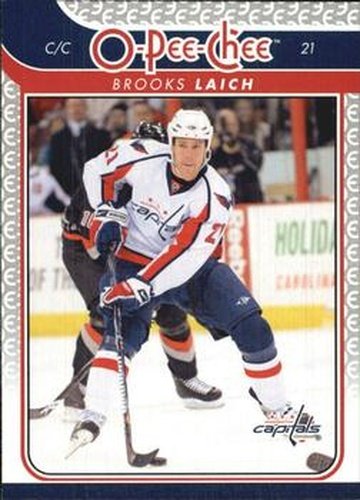 #480 Brooks Laich - Washington Capitals - 2009-10 O-Pee-Chee Hockey