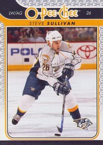 #481 Steve Sullivan - Nashville Predators - 2009-10 O-Pee-Chee Hockey
