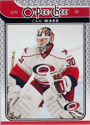 #485 Cam Ward - Carolina Hurricanes - 2009-10 O-Pee-Chee Hockey