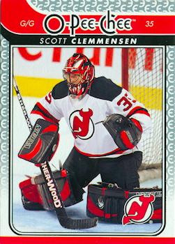 #492 Scott Clemmensen - New Jersey Devils - 2009-10 O-Pee-Chee Hockey