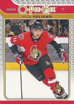 #494 Nick Foligno - Ottawa Senators - 2009-10 O-Pee-Chee Hockey