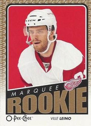 #502 Ville Leino - Detroit Red Wings - 2009-10 O-Pee-Chee Hockey