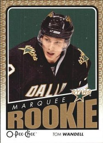 #504 Tom Wandell - Dallas Stars - 2009-10 O-Pee-Chee Hockey
