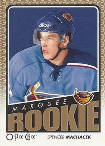 #508 Spencer Machacek - Atlanta Thrashers - 2009-10 O-Pee-Chee Hockey