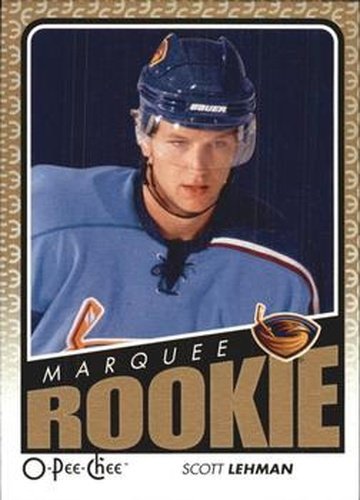 #510 Scott Lehman - Atlanta Thrashers - 2009-10 O-Pee-Chee Hockey