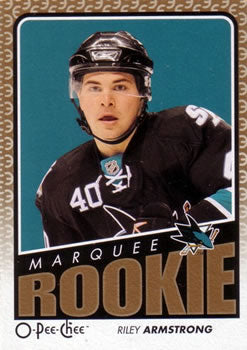 #512 Riley Armstrong - San Jose Sharks - 2009-10 O-Pee-Chee Hockey