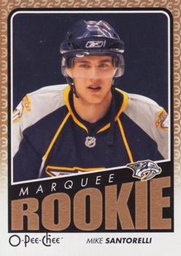 #516 Mike Santorelli - Nashville Predators - 2009-10 O-Pee-Chee Hockey