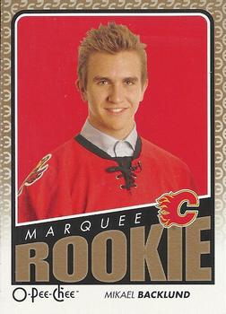 #518 Mikael Backlund - Calgary Flames - 2009-10 O-Pee-Chee Hockey