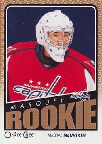 #519 Michal Neuvirth - Washington Capitals - 2009-10 O-Pee-Chee Hockey