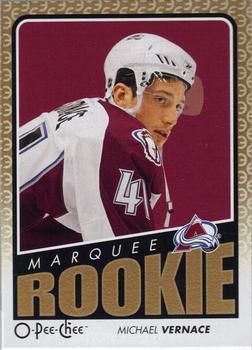 #520 Michael Vernace - Colorado Avalanche - 2009-10 O-Pee-Chee Hockey