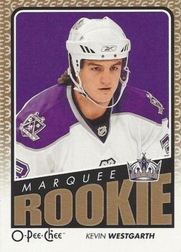 #526 Kevin Westgarth - Los Angeles Kings - 2009-10 O-Pee-Chee Hockey
