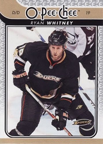 #53 Ryan Whitney - Anaheim Ducks - 2009-10 O-Pee-Chee Hockey