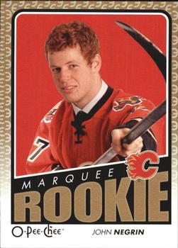 #540 John Negrin - Calgary Flames - 2009-10 O-Pee-Chee Hockey