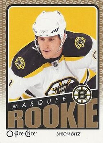 #542 Byron Bitz - Boston Bruins - 2009-10 O-Pee-Chee Hockey