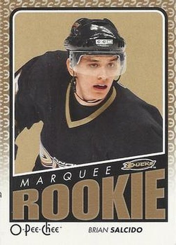 #544 Brian Salcido - Anaheim Ducks - 2009-10 O-Pee-Chee Hockey