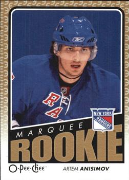 #547 Artem Anisimov - New York Rangers - 2009-10 O-Pee-Chee Hockey