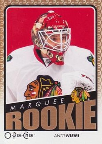 #548 Antti Niemi - Chicago Blackhawks - 2009-10 O-Pee-Chee Hockey