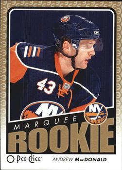 #549 Andrew MacDonald - New York Islanders - 2009-10 O-Pee-Chee Hockey