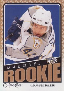 #550 Alexander Sulzer - Nashville Predators - 2009-10 O-Pee-Chee Hockey