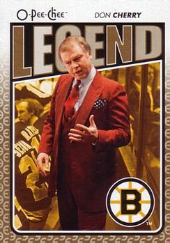 #555 Don Cherry - Boston Bruins - 2009-10 O-Pee-Chee Hockey