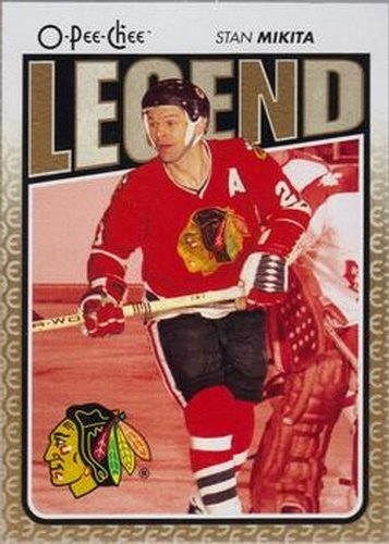 #556 Stan Mikita - Chicago Blackhawks - 2009-10 O-Pee-Chee Hockey