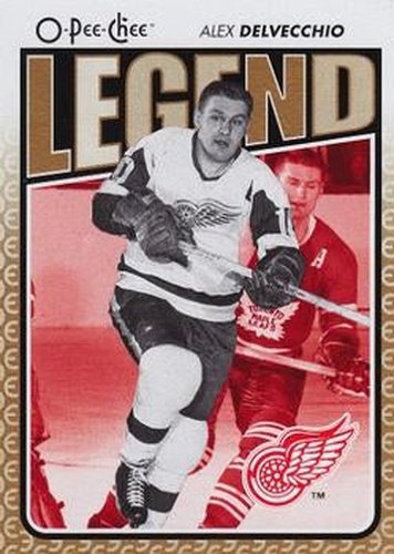 #561 Alex Delvecchio - Detroit Red Wings - 2009-10 O-Pee-Chee Hockey