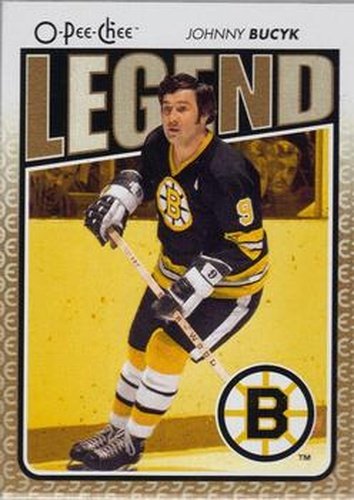 #563 Johnny Bucyk - Boston Bruins - 2009-10 O-Pee-Chee Hockey