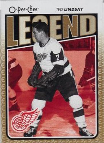 #565 Ted Lindsay - Detroit Red Wings - 2009-10 O-Pee-Chee Hockey