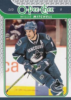 #56 Willie Mitchell - Vancouver Canucks - 2009-10 O-Pee-Chee Hockey