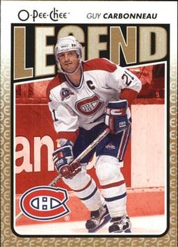 #575 Guy Carbonneau - Montreal Canadiens - 2009-10 O-Pee-Chee Hockey