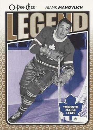 #577 Frank Mahovlich - Toronto Maple Leafs - 2009-10 O-Pee-Chee Hockey
