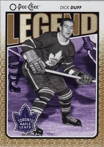 #580 Dick Duff - Toronto Maple Leafs - 2009-10 O-Pee-Chee Hockey
