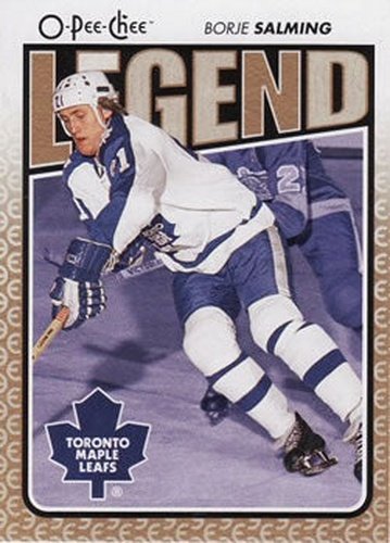 #591 Borje Salming - Toronto Maple Leafs - 2009-10 O-Pee-Chee Hockey