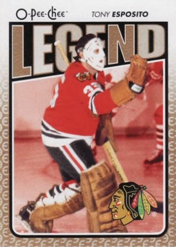 #599 Tony Esposito - Chicago Blackhawks - 2009-10 O-Pee-Chee Hockey