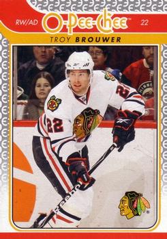#5 Troy Brouwer - Chicago Blackhawks - 2009-10 O-Pee-Chee Hockey