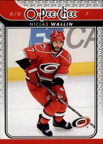 #606 Niclas Wallin - Carolina Hurricanes - 2009-10 O-Pee-Chee Hockey
