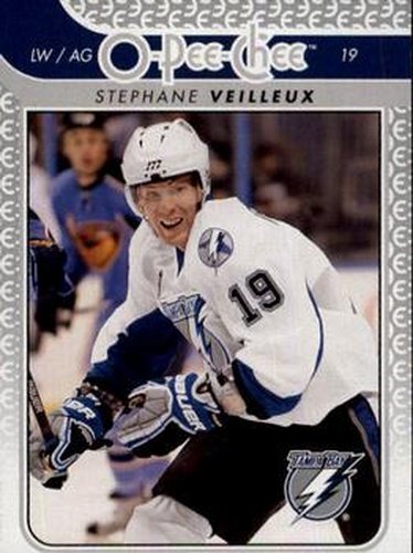 #607 Stephane Veilleux - Tampa Bay Lightning - 2009-10 O-Pee-Chee Hockey