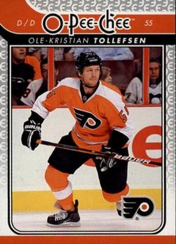 #608 Ole-Kristian Tollefsen - Philadelphia Flyers - 2009-10 O-Pee-Chee Hockey